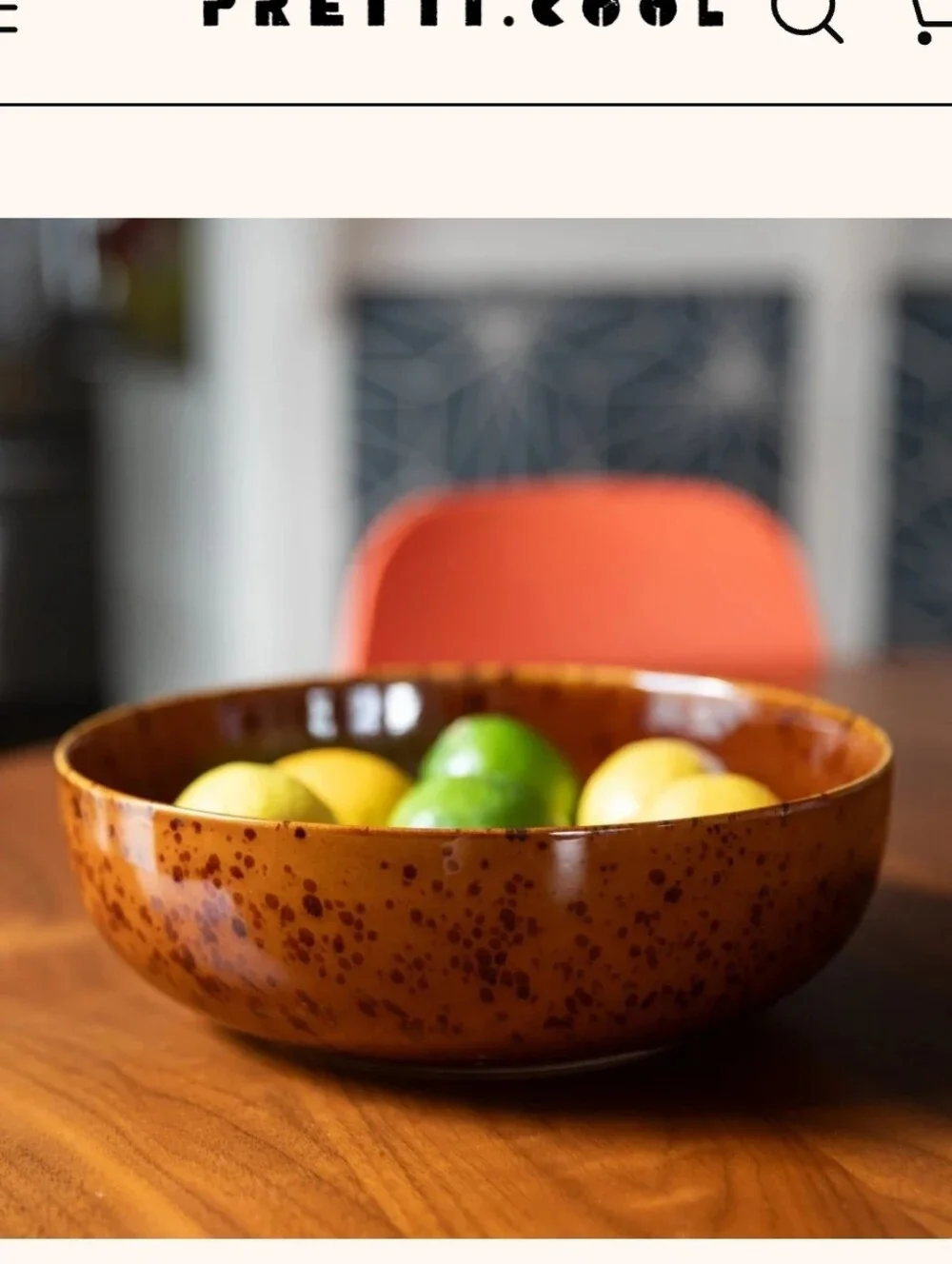 Pretti Cool Tortoiseshell Serving Bowl